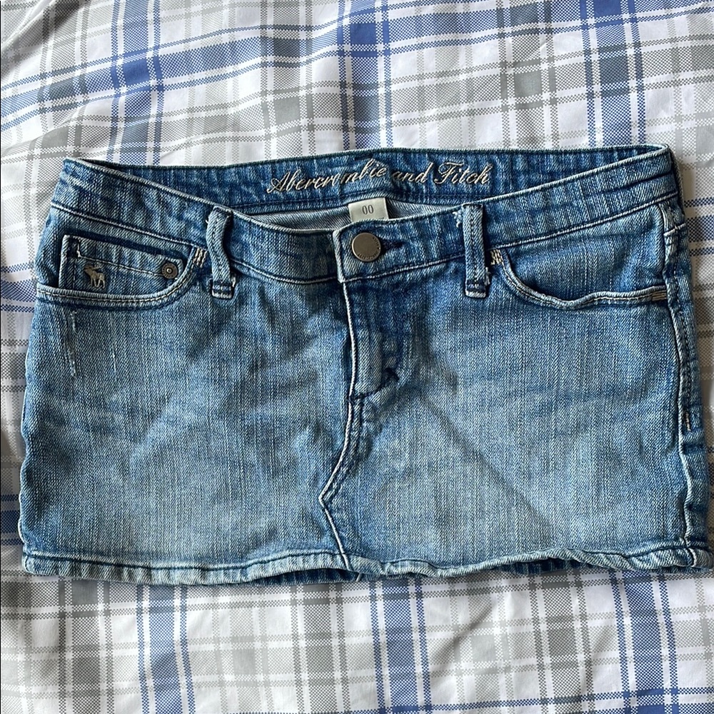 Abercrombie & Fitch Denim Mini Skirt